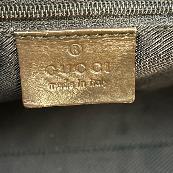 GUCCI Vintage Jackie Bardot Cloth & Leather Trimmed Bag - Picture 7 of 16